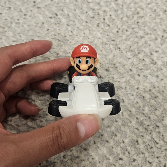 McDonald's Mario Kart 8 Mario Figure Race Car Happy Meal NEW in box - Picture 3 of 5